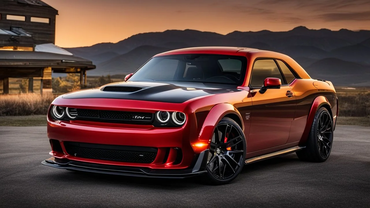 Dodge Challenger SRT Hellcat And G-class (Fusion), Super Detailed, desktop wallpaper, 4K
