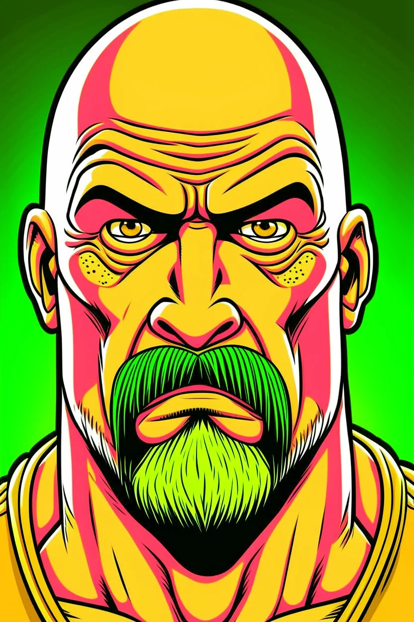 Bill Goldberg American professional wrestler catoon 2d