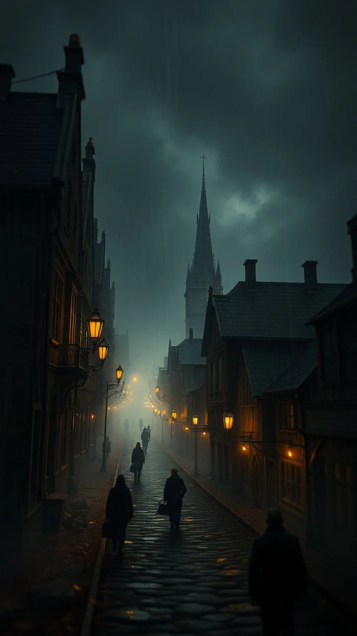 Si-Fi, intricate historical moody , eerie grim dark ambiance, speculative fiction art. Bokeh