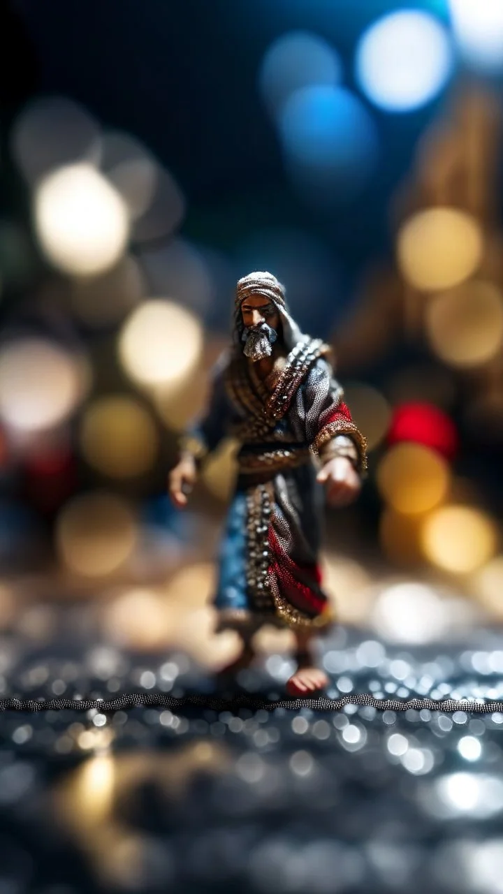 if Allah was Thor in the Kaballah, bokeh like f/0.8, tilt-shift lens 8k, high detail, smooth render, down-light, unreal engine