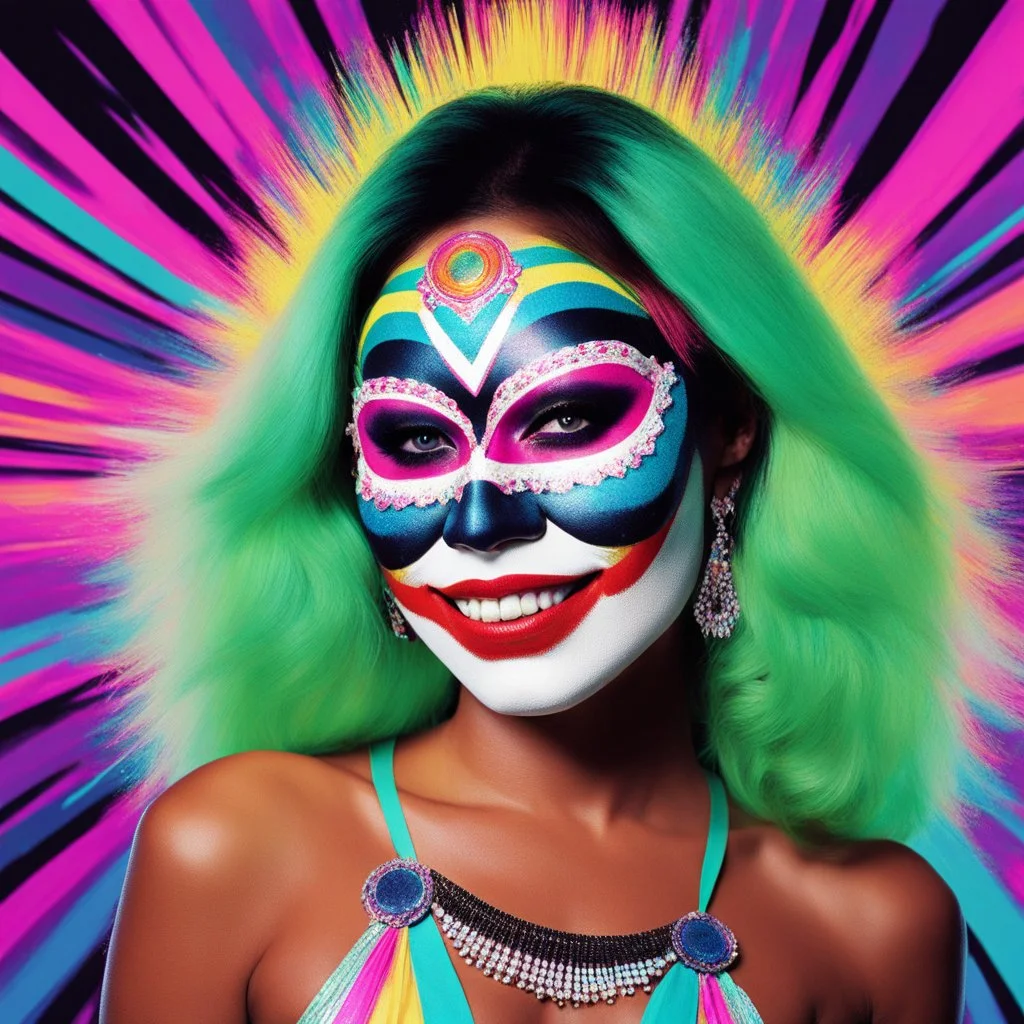 [glitched Mil Mascaras' acid trip] fiesta smile She give me Katchi All night long She give me Katchi All night long