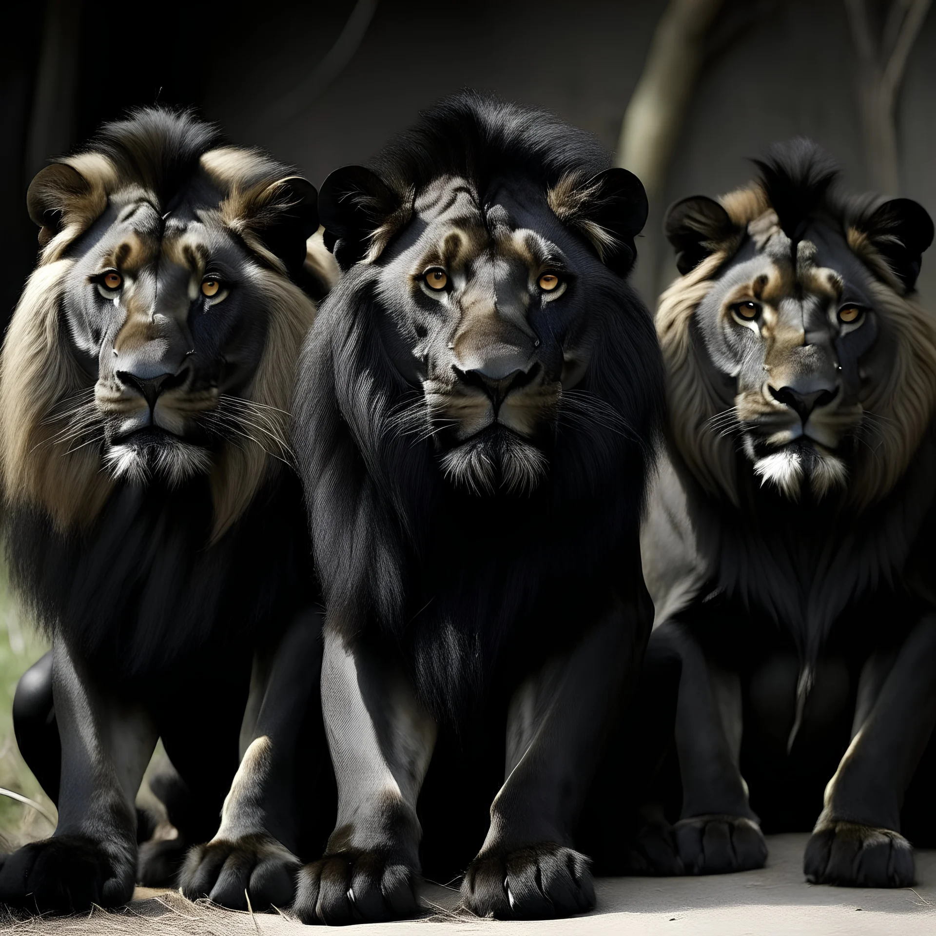 black lions