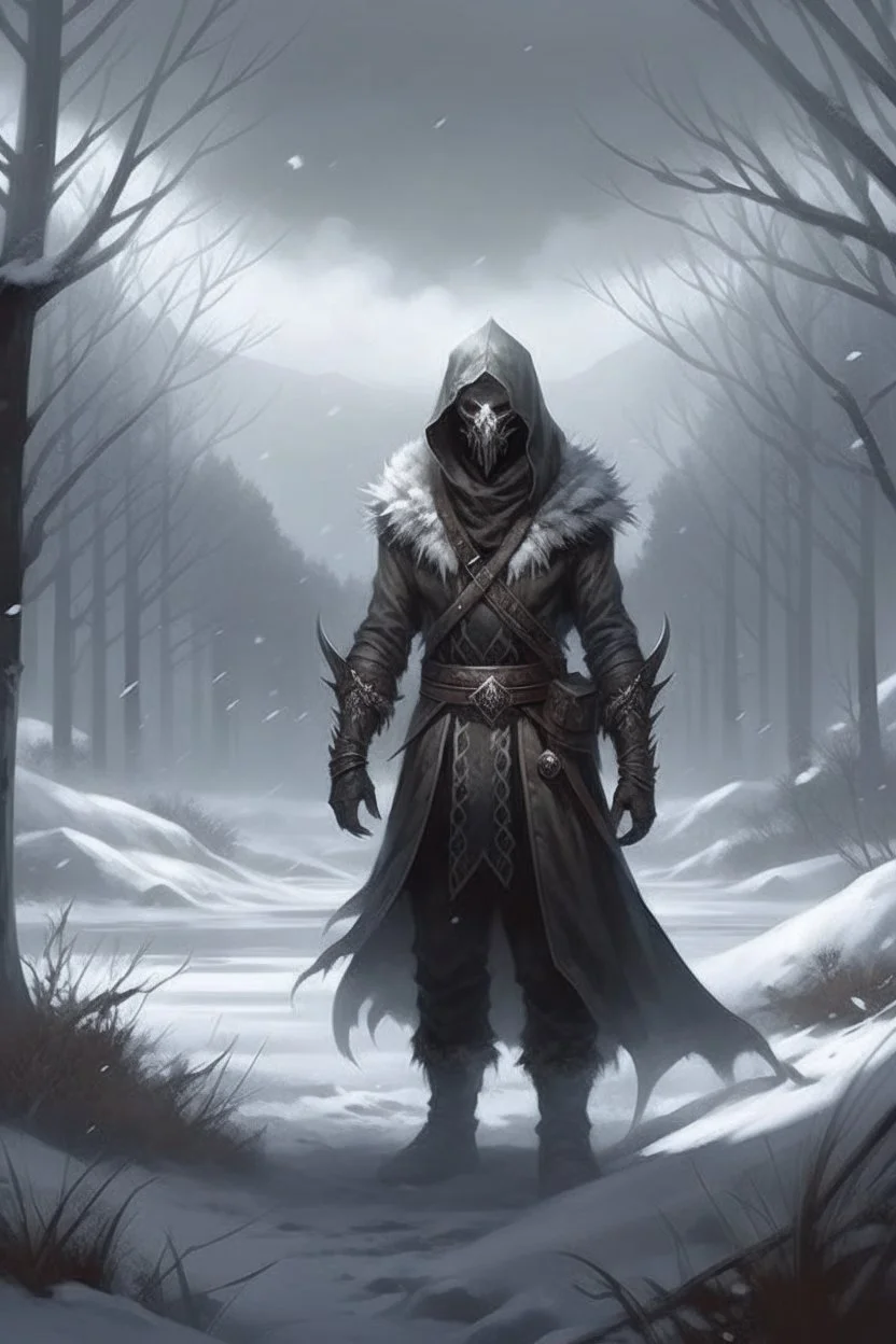 winter landscape, with a (((emaciated:1.5))) (((desiccated:1.5))) male warlock with pallid white skin, dressed in furs and (((leather armour:1.4))) once attractive, he is a (((necromancer:1.2))), a undying, reborn, he is (((skinny:1.7))) and (((slim:1.6))) dressed in a robes and a cloak, his face has an unearthly beauty, his clothes are torn and tattered, flapping in the wind, (((musclular:1.5))), (((undead:1.6))), striding through fire