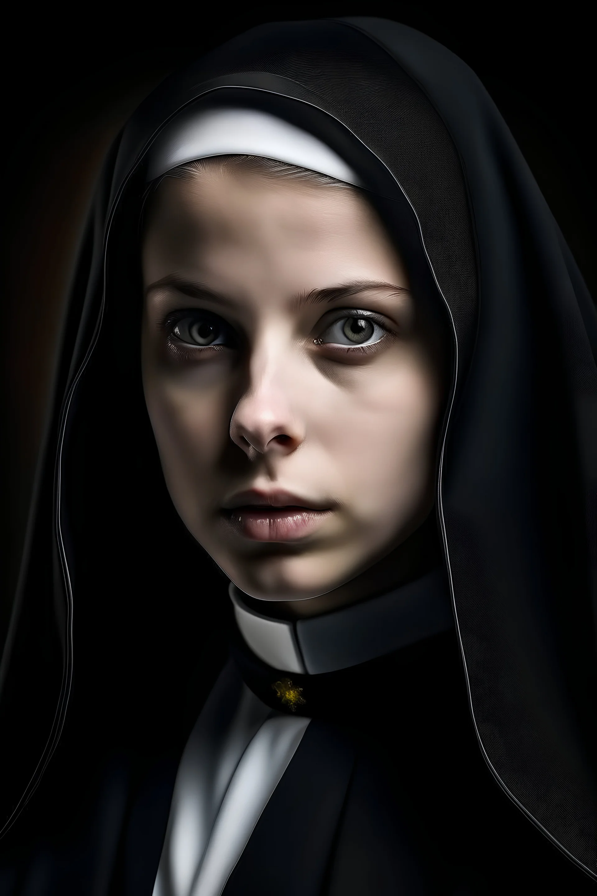 beautiful nun