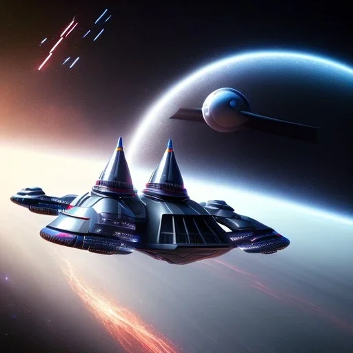 space ship faster than light travel, sci-fi, hi-tec, cinematic shot, photo taken by canon, professional lighting,