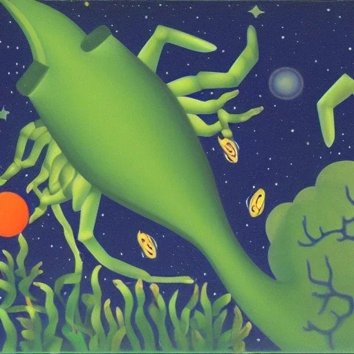 cosmic plankton by henri rousseau