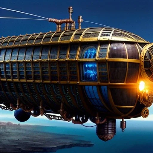 fullbody Drawing of 'sketch of steampunk Airship as in the movie mortal engines(2018)',intricate detail,andrea bonelli,Kilian Eng,Ohrai,evan lee,Aleksandr Sidelnikov,KyuYong Eom,three quarters frontal aerial view,toned colors,32k