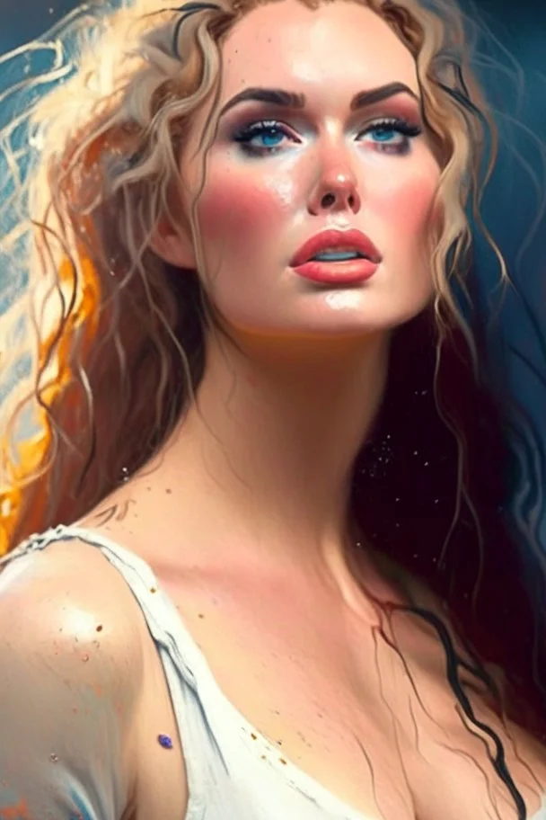 paint this woman as Finnih