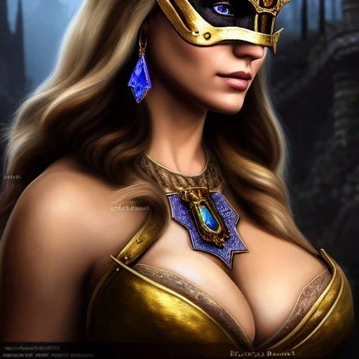 ultra detailed fullbody Portrait in oil on canvas of a beautiful busty woman with Skyrim Dragon priest mask and armor,extremely detailed digital painting, extremely detailed face,crystal clear Big eyes, mystical colors ,perfectly centered image, perfect composition,rim light, beautiful lighting, 8k, stunning scene,extremely sharp detail, finely tuned detail, ultra high definition raytracing, in the style of robert e howard and pablo oliveira and Ken Kelley and Ohrai Noriyoshi and Simon Bisley