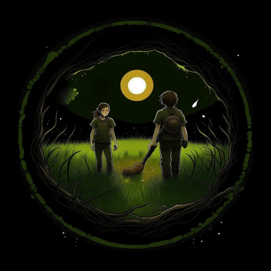 Circle The Last Of Us Fireflies logo But from the medieval era