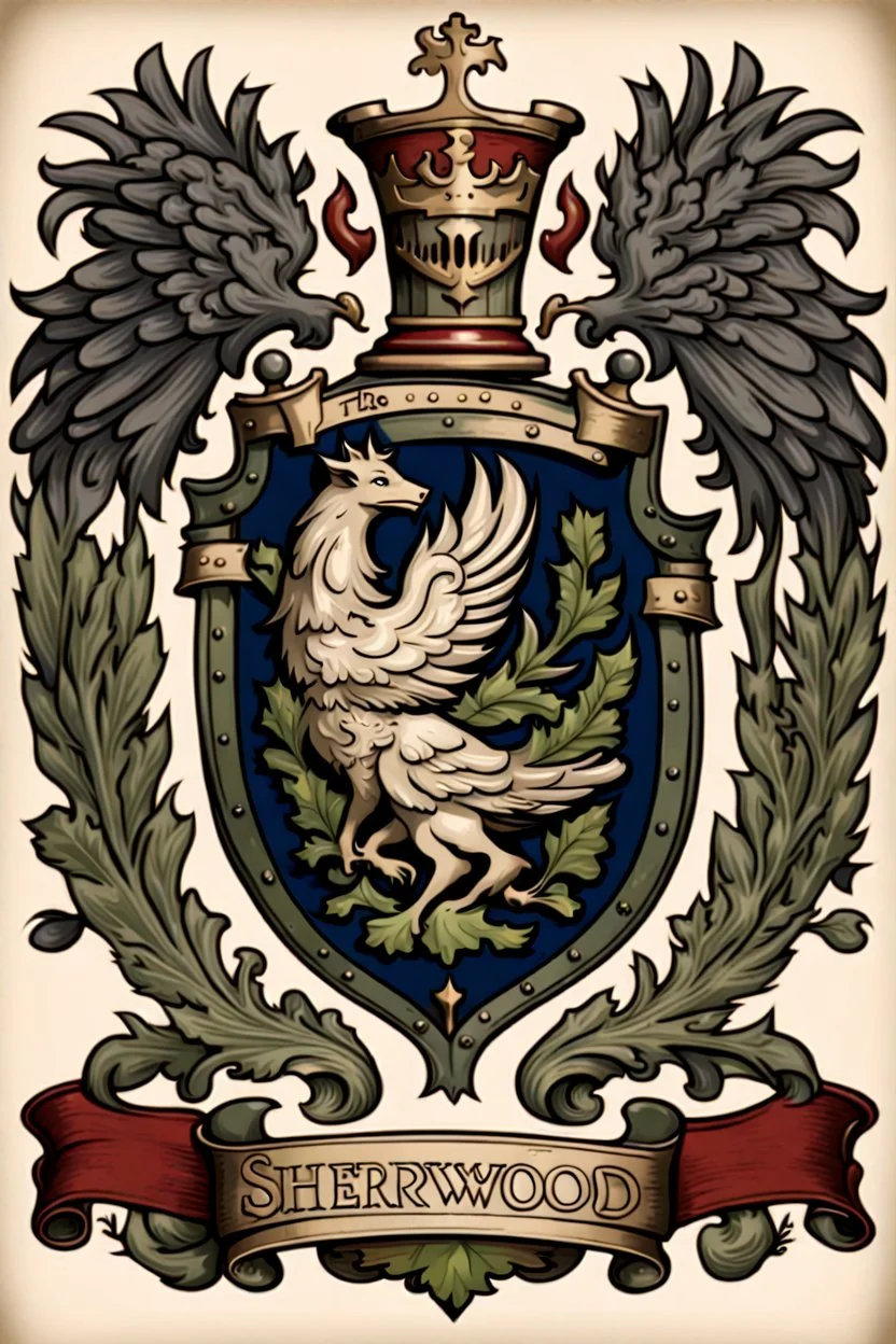 The Sherwood coat of arms