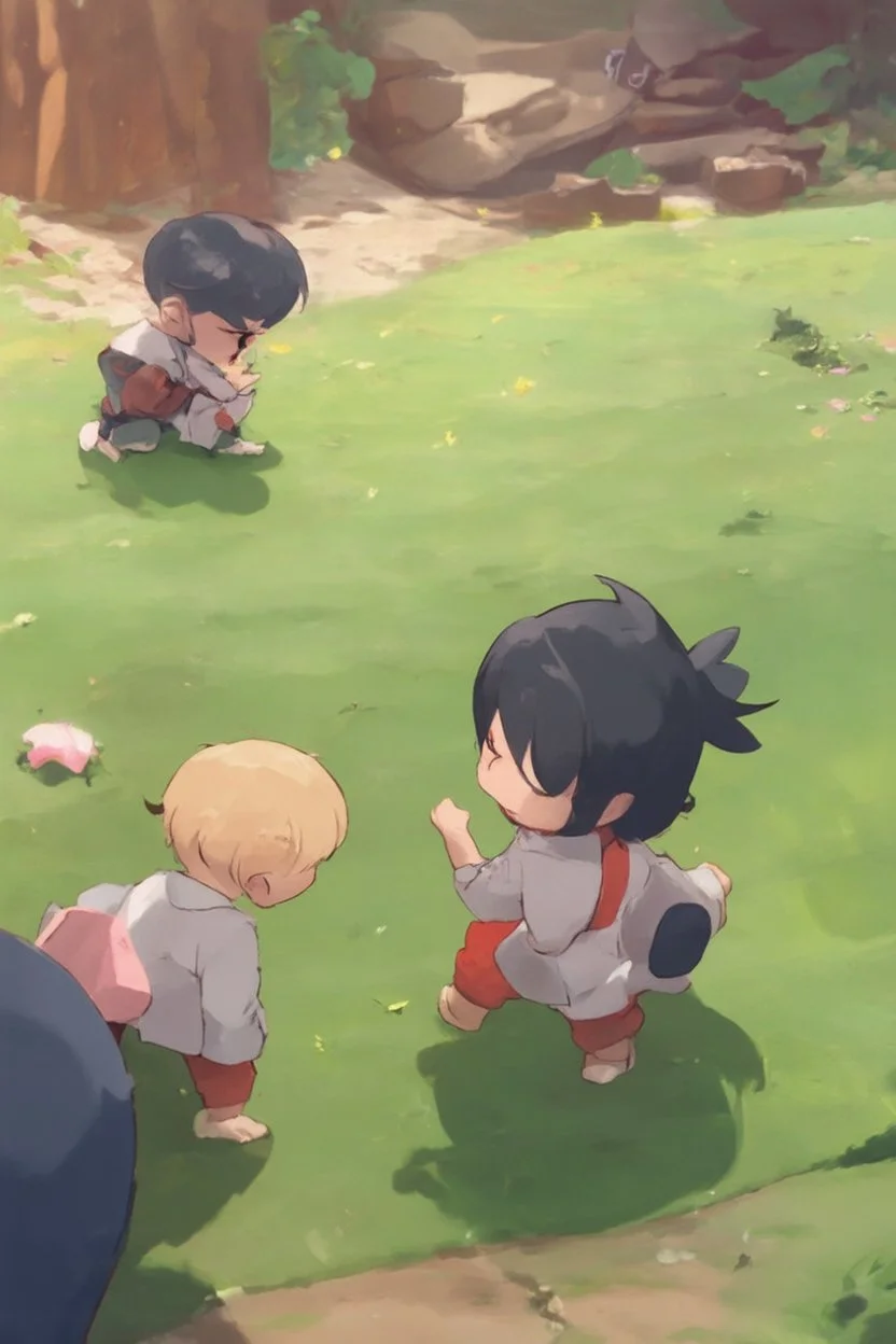2 ethereuem babies crying over solana baby going to base chain