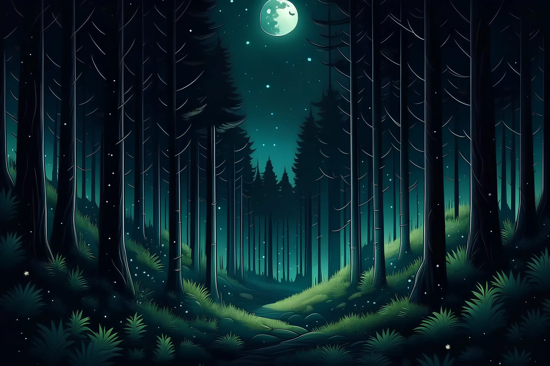 night forest