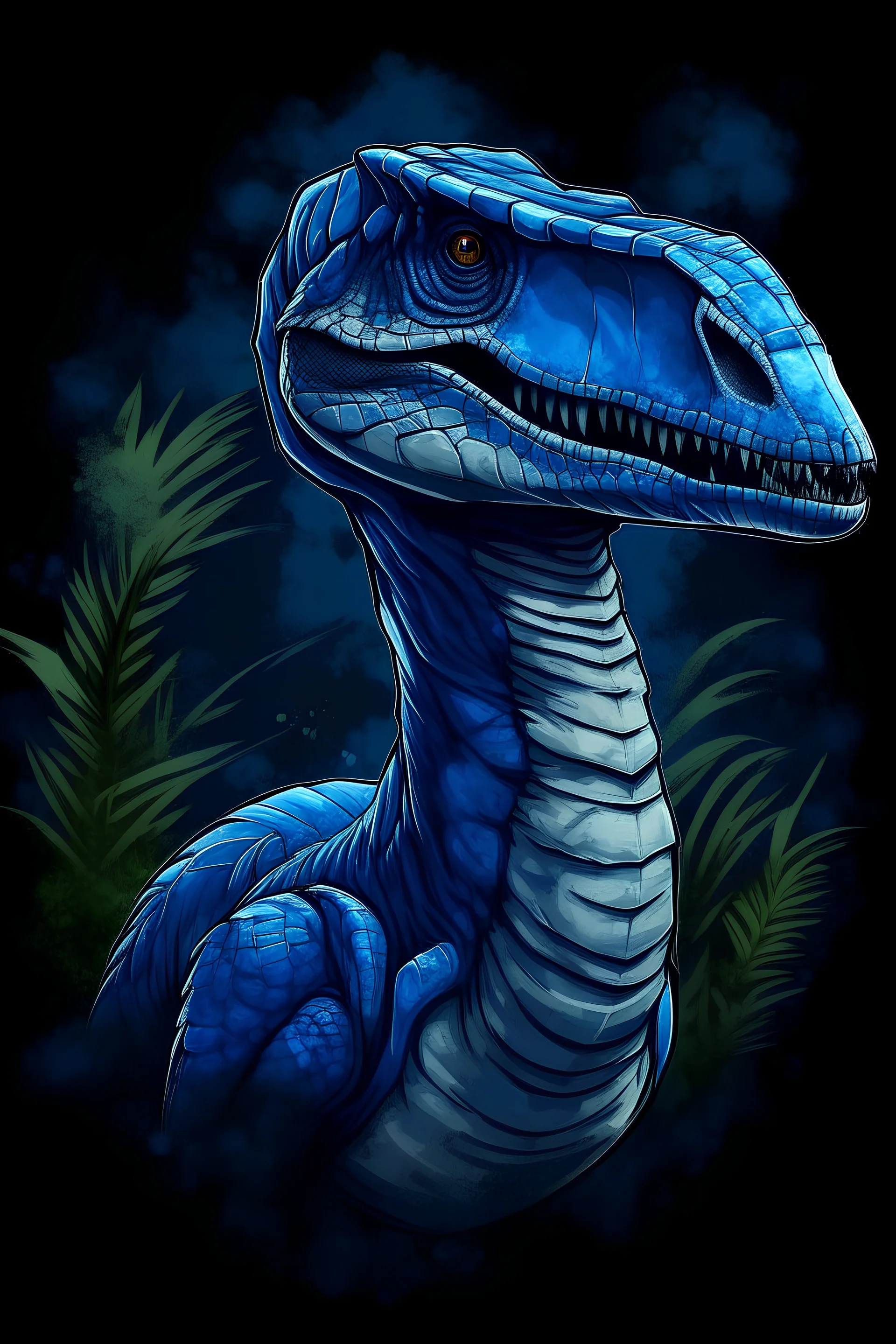 jurassic world VELOCIRAPTOR BLUE