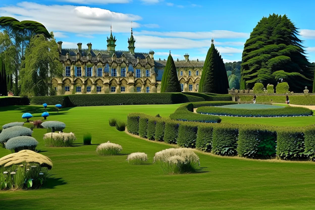 castle lawn and gardens