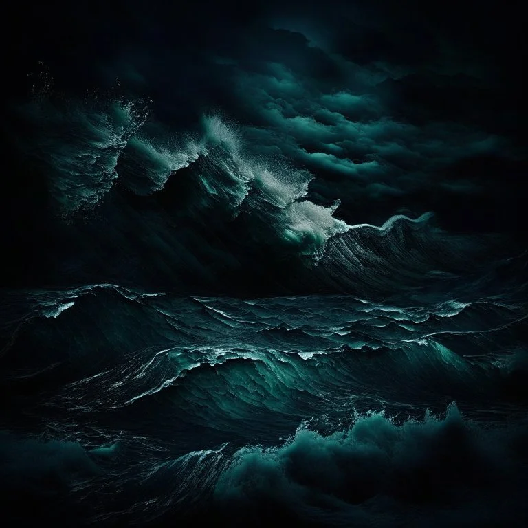 dark ocean waves energy