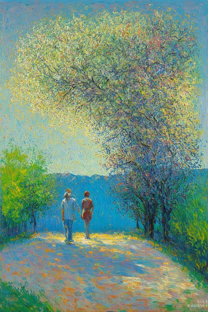 when the mind is empty, happiness is predominant; Post-Impressionism
