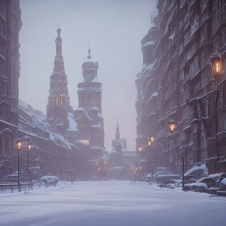 Санкт-Петербург зимой