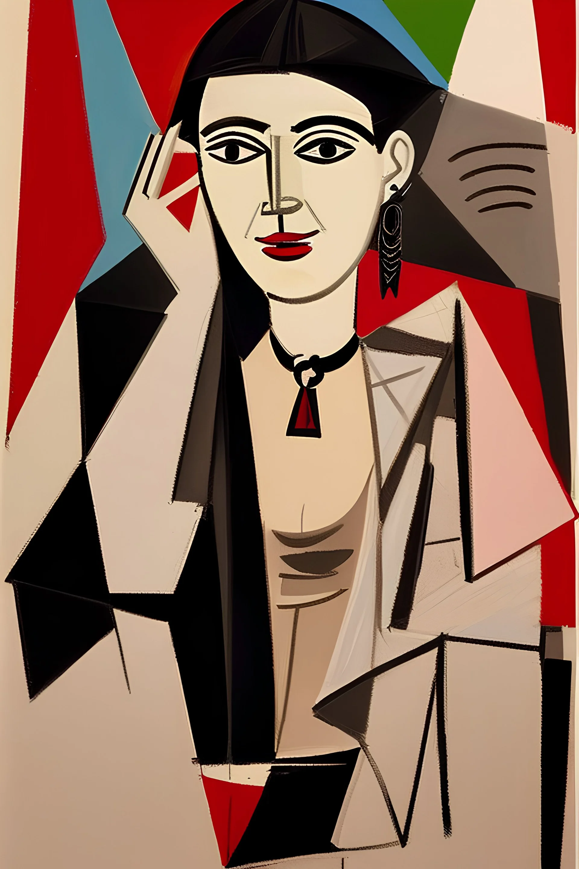 portrait d'une créatrice de mode par Picasso