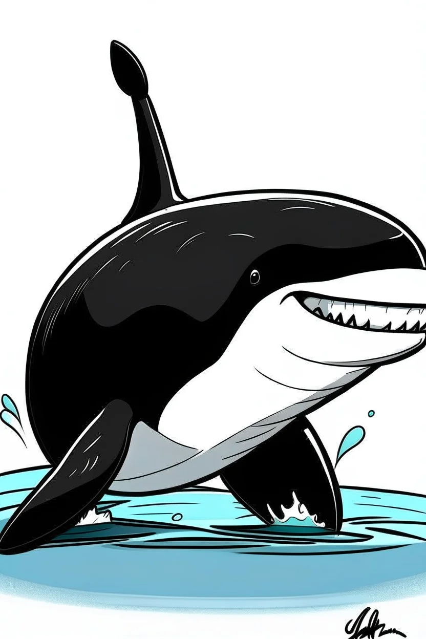 orca cartoon chiby