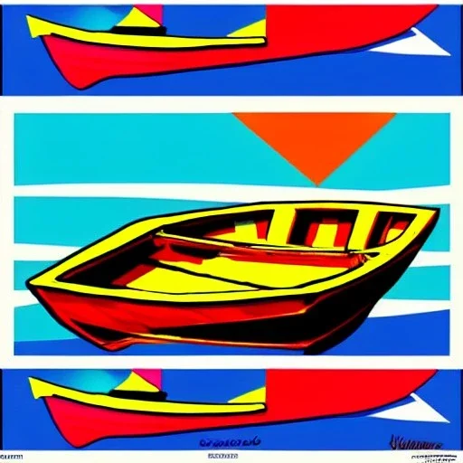 boat pop art