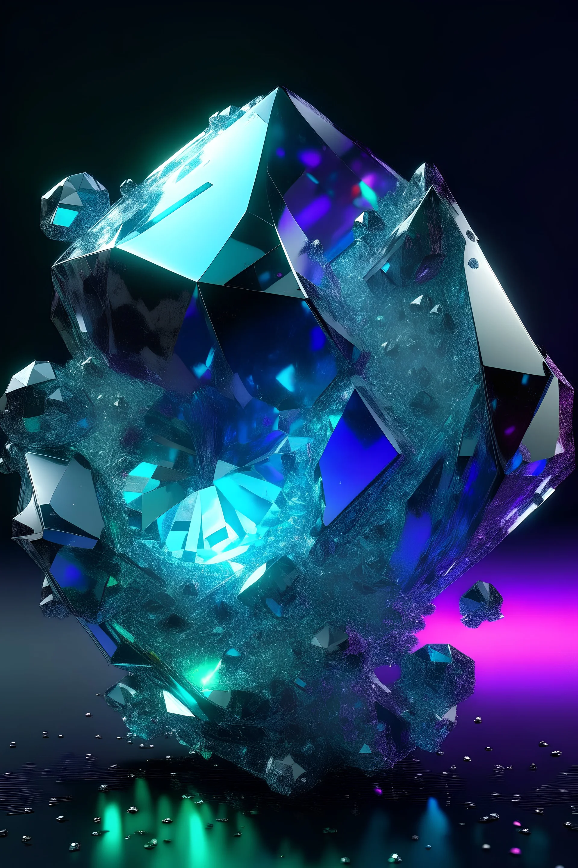 Robotic, galactic crystal