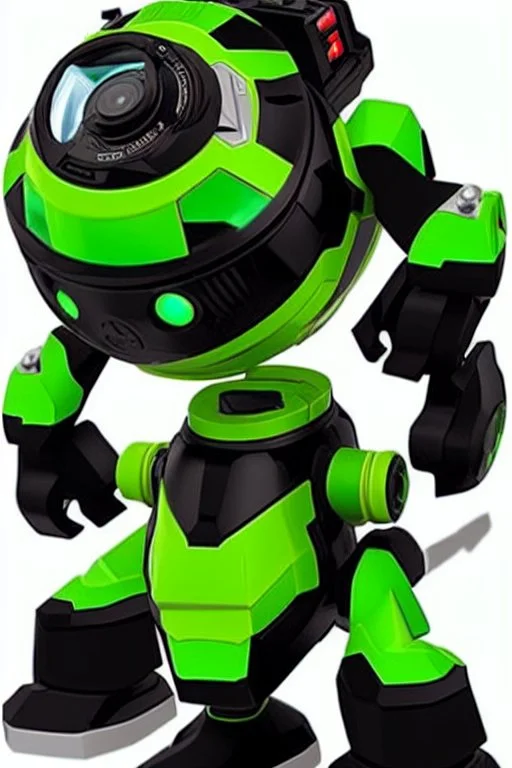 A new space creature from Ben 10 cartoon. Strong and graceful. Advanced metal. Magical power, precise detail and intense power Add "full body view" as a prefix. Use an aspect ratio (dimensions) that is mor vertical (3:4 vs 4:3), move the camera back ("extreme long range view"), move camera upward rather than being at hip height ("high angle view" or "eye-level view"). Describe her shoes or stance, as well as what you see over her head