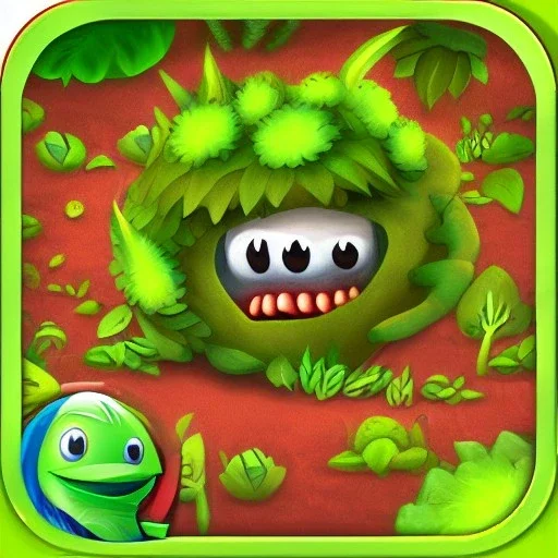 Plant monster Crawl Videogame