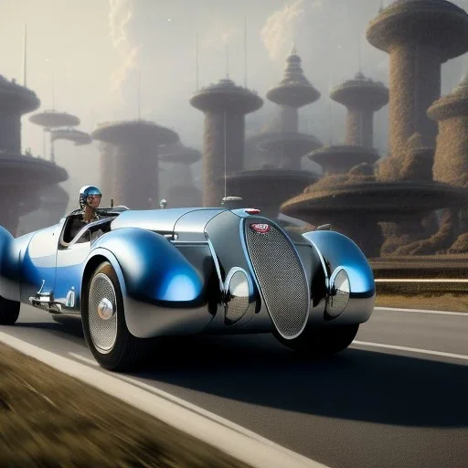 hyperrealism Drawing of '1936 Bugatti Type 57SC Atlantic', three quarter frontal aerial view, by gaston bussiere, greg rutkowski, yoji shinkawa, yoshitaka amano, tsutomu nihei, donato giancola, tim hildebrandt,oil on canvas, cinematic composition,Sharp detail,extreme detail,fit full head inside picture,16k