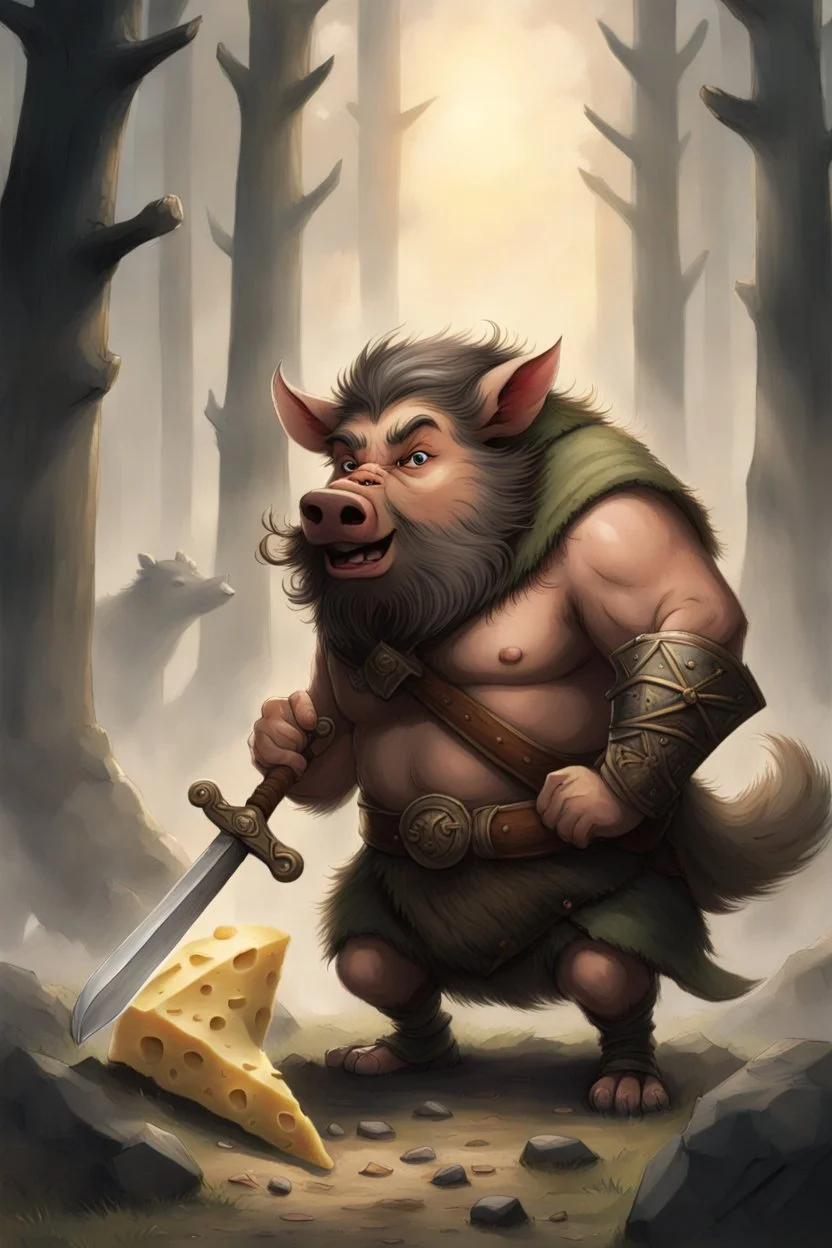 He puffed out his chest, said, "I’ll show that beast," With a wooden sword, thought he’d be the feast. Day one, it was a battle, they rolled and they tumbled, With the wild boar snorting, our brave dwarf stumbled. On day two, he regrouped, plotting a clever scheme, With a giant cheese wedge, he lured it like a dream. But the boar was too sharp, and it smelled his ruse, Our little hero laughed, said, "I’ve got nothing to lose!" Once upon a quirky time, in a land so bizarre, Lived a little dwar