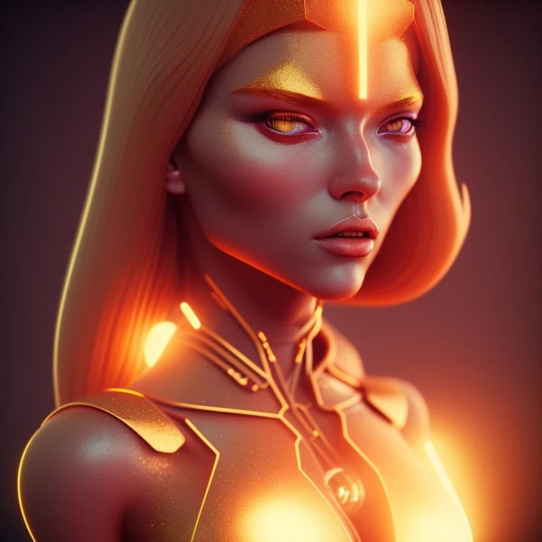 hot girl goddess, by Mahmoud Sai, Cartographic, Circuitry, Golden Hour, Closeup-View, 16k, Lumen Global Illumination, Diffraction Grading ,