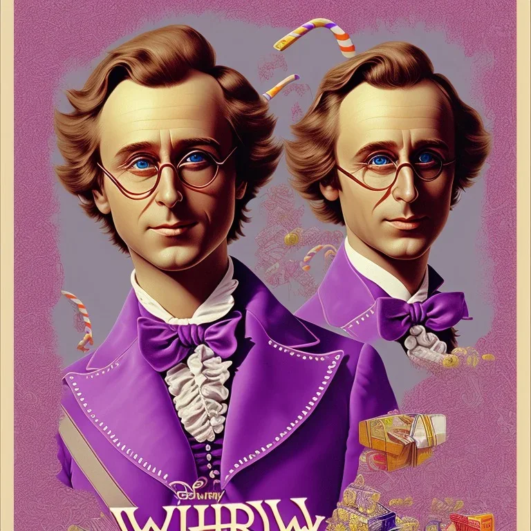 willy wonka fabric