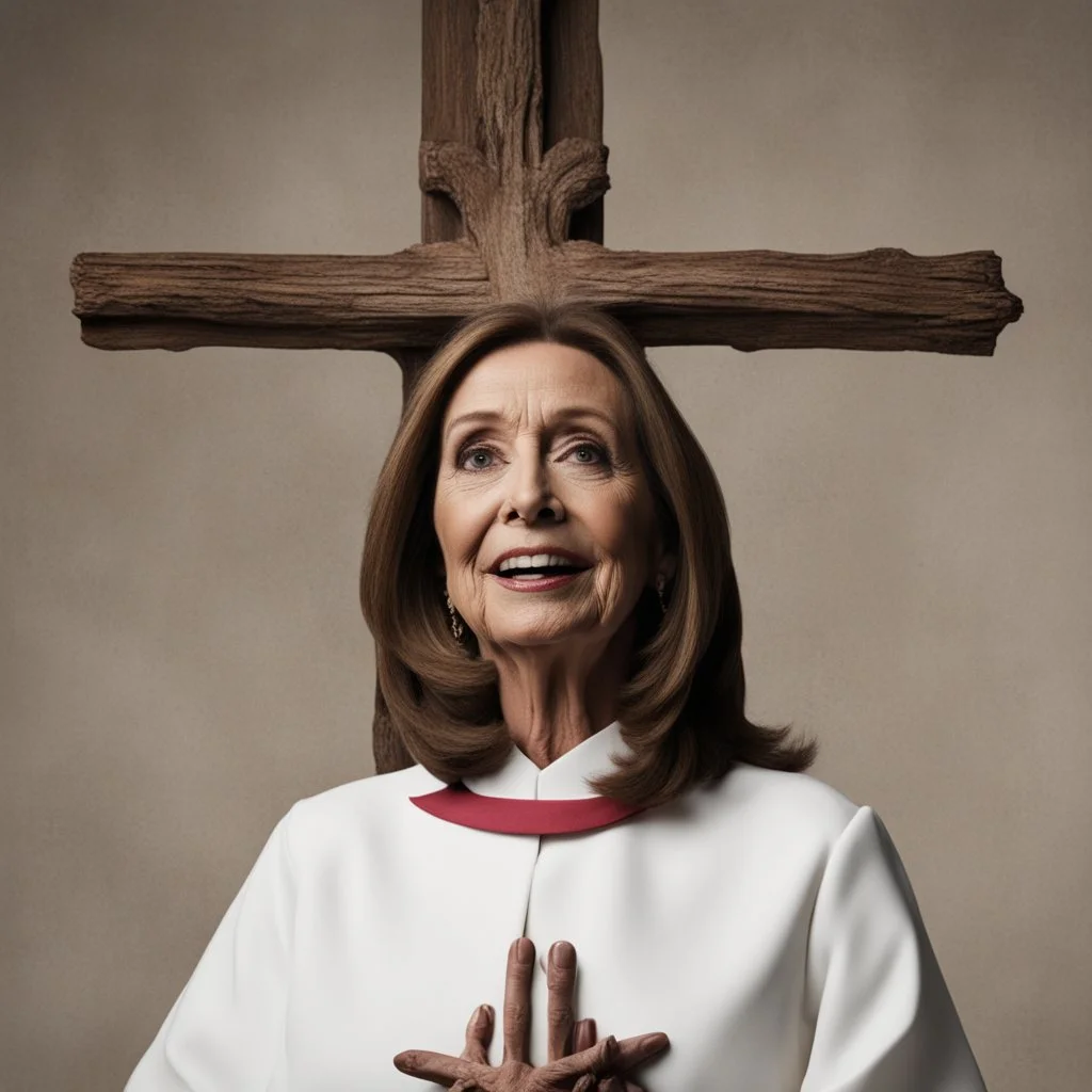 The crucifixion of Nancy Pelosi