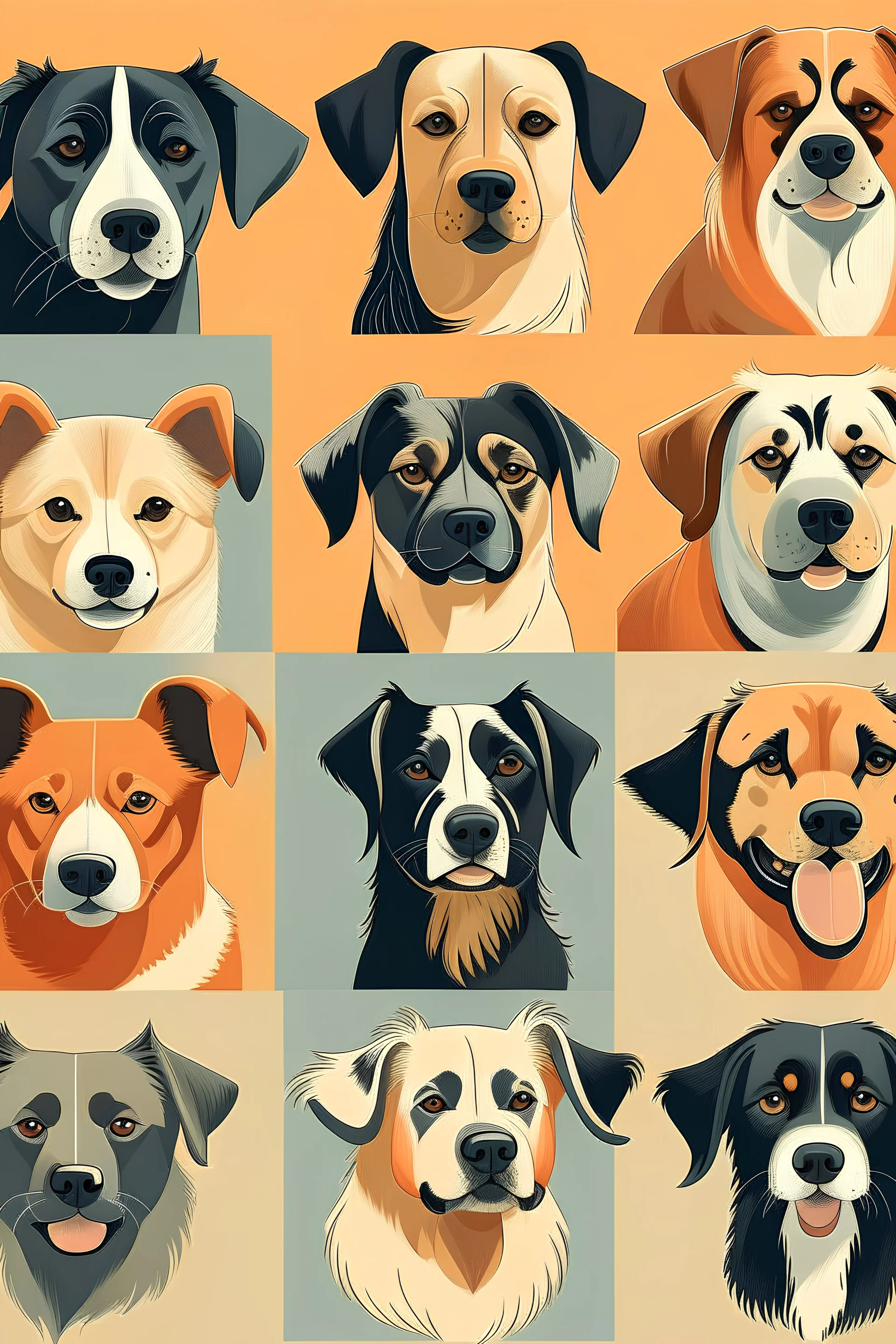 dog illustrations