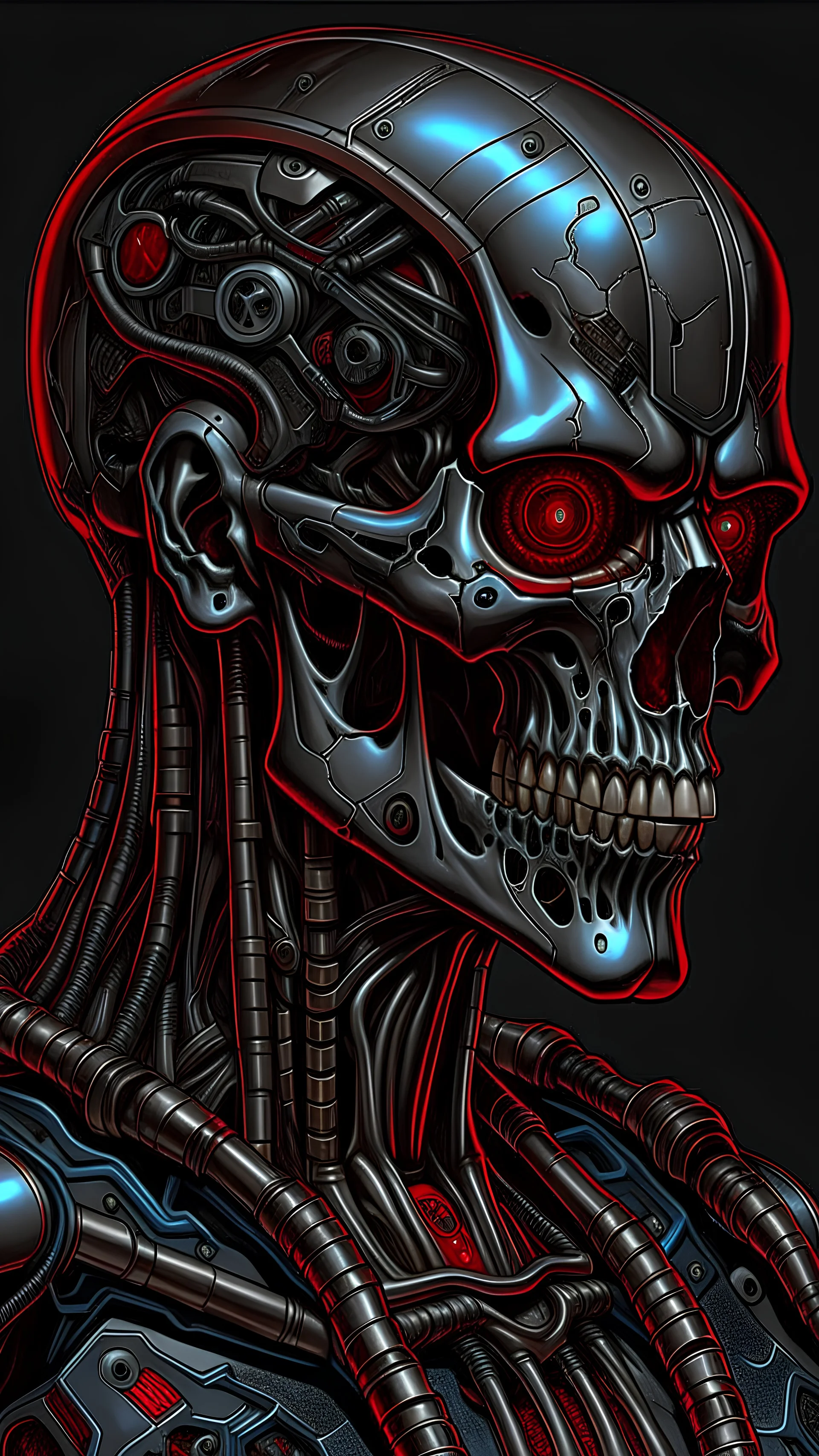 terminator Spiderman in skull armour, Warhol, digital art, illustration, intricate details, powerful composition, captivating, , trending on artstation, sharp focus, studio photo, intricate details, highly detailed, by greg rutkowski