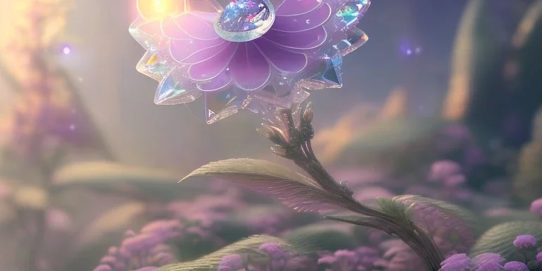 crystal subtle flower in a galactic ambiance beautiful fairy, transparent, delicate colors, in the foreground, full of details, smooth，soft light atmosphere, light effect，vaporwave colorful, concept art, smooth, extremely sharp detail, finely tuned detail, ultra high definition, 8 k, unreal engine 5, ultra sharp focus