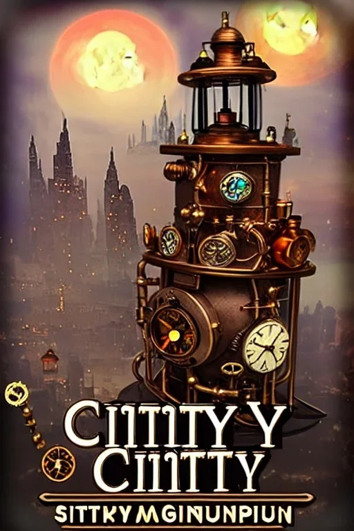 city magic steampunk