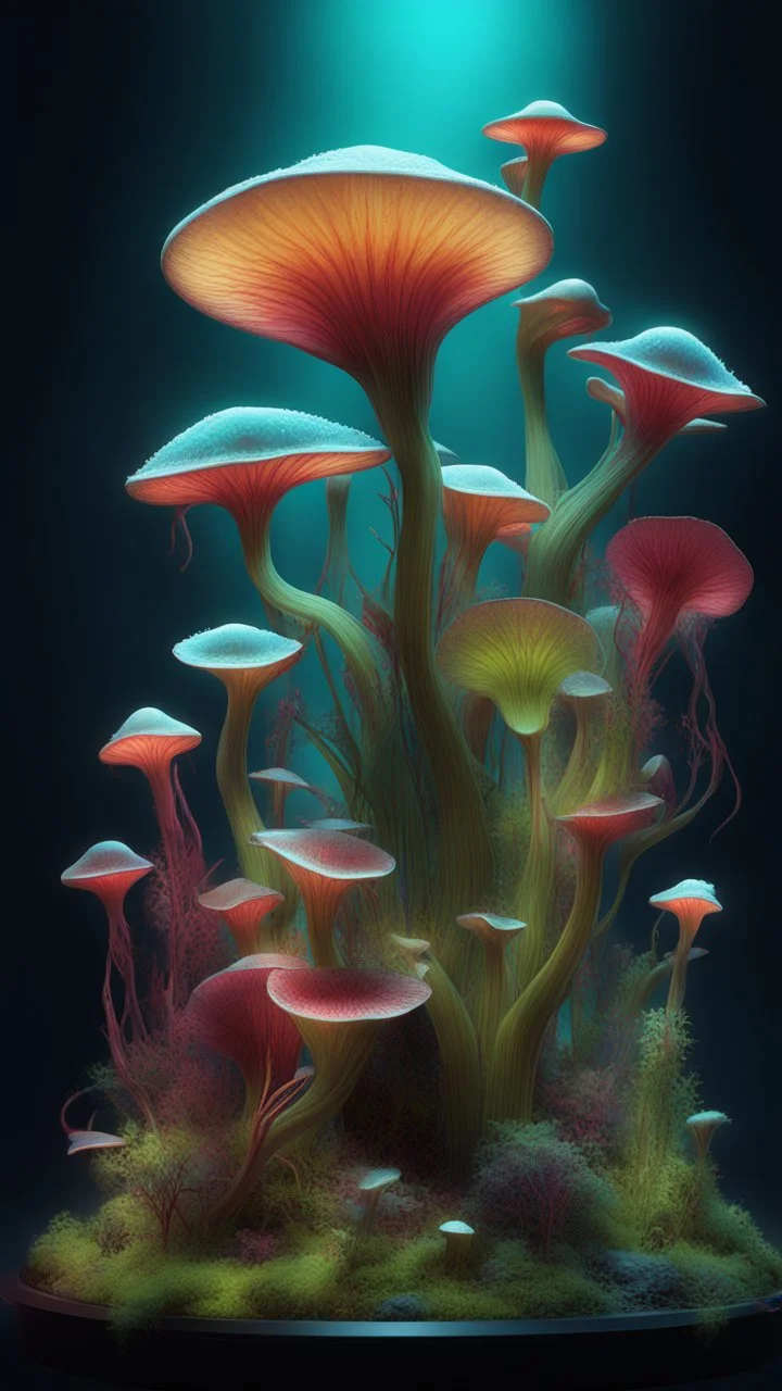 "3D HR Complex Unique and Beautiful Bioluminescent Carnivorous Plants, 2 a breathtaking frontier fantasy artwork by Android Jones, Jean Baptiste monge, Alberto Seveso, Erin Hanson, Jeremy Mann. Minimalist highly detailed and complex professional_photography, masterpieces, 8k resolution concept art, Artstation, tricolor, Unreal Engine 5, cgsociety" Highly detailed ArtStation Concept Art Clear Focus Smooth cinematic 4K epic Details Serious Stoic ARTgerm AN's mature art. Busch painting style