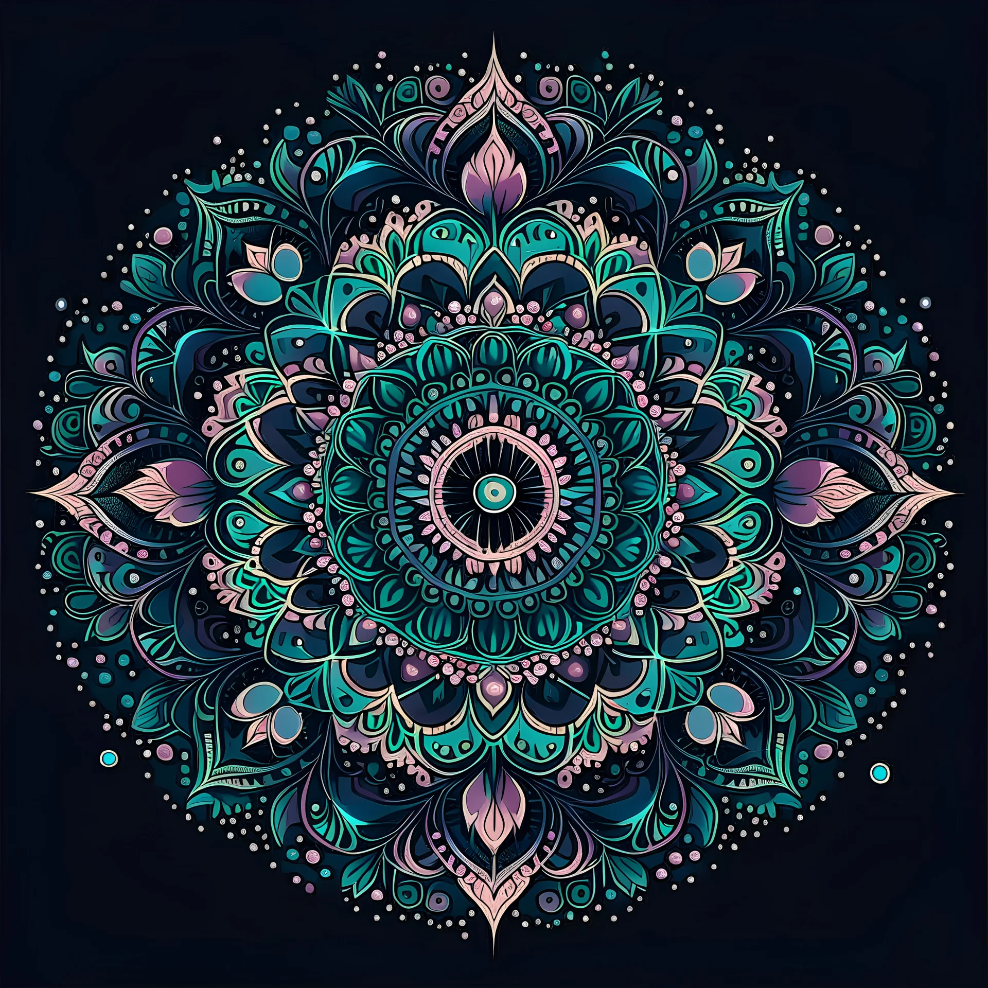 Midnight Mandala illustration