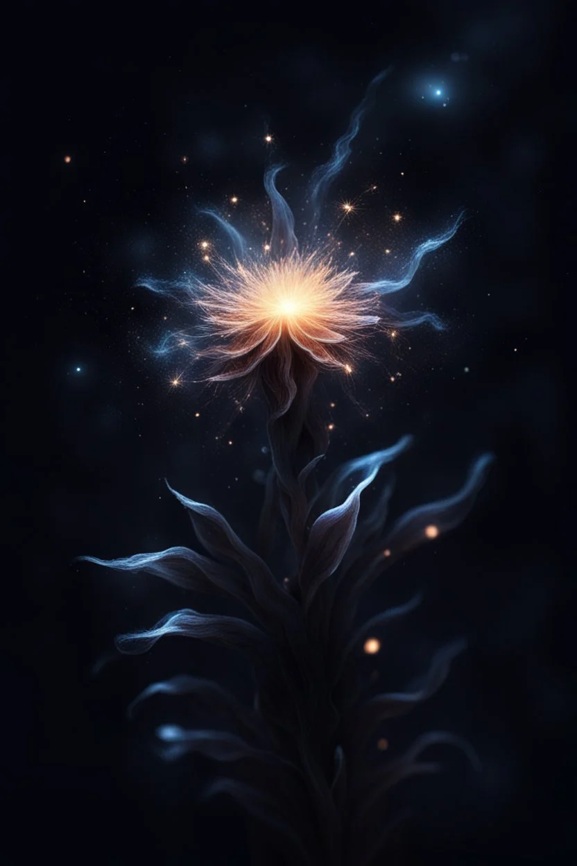 A tiny spark of beauty in the dark void