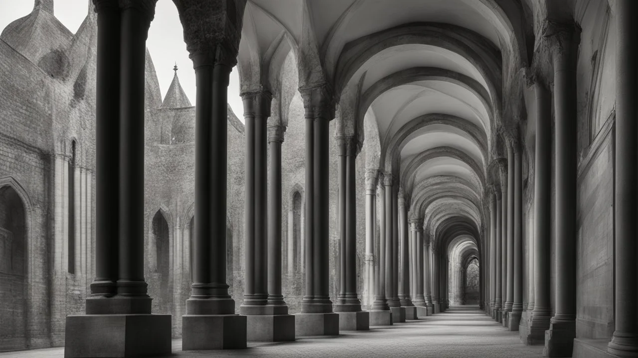 Upon closer inspection, one could discern the silent conversations between the arches and spires, a language of lines and curves that spoke of a bygone era. Each step taken within the labyrinthine corridors echoed with the footsteps of history, inviting wanderers to unravel the enigma concealed within the heart of the structure.