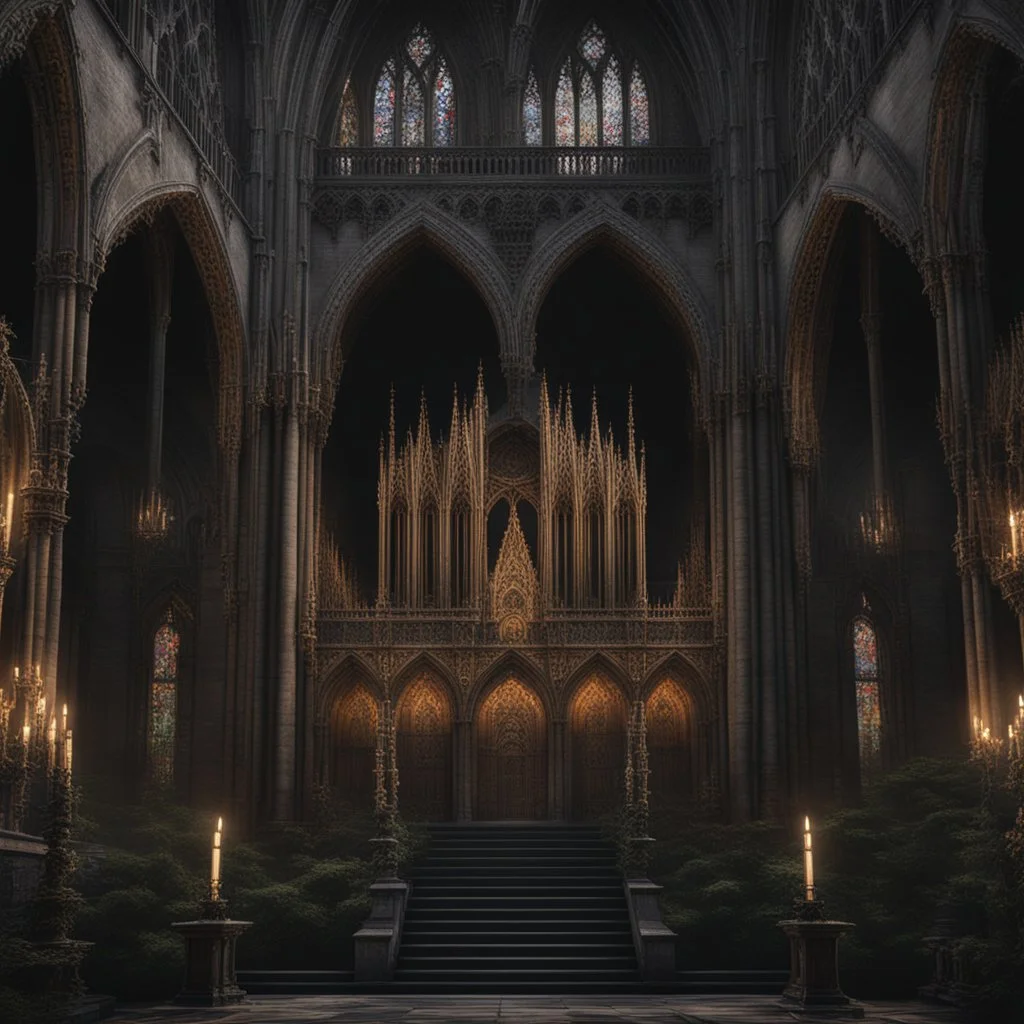 Gothic tempo hyper-detailed 8k artwork