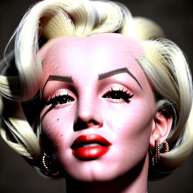 Realistic image portrait, Marylin Monroe, 90s fashion style, highly detailed, unreal engine 5, ray tracing, RTX, lumen lighting, ultra detail, volumetric lighting, 3d, finely drawn, high definition, high resolution.