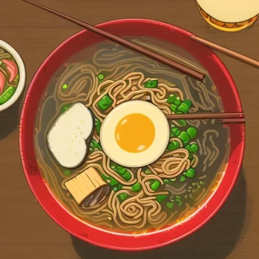 ramen with beer drink