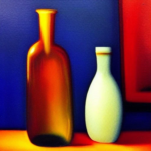 still life bottle