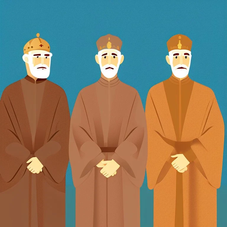 Ilustración de los 'tres' Reyes Magos al estilo de Joe Sacco