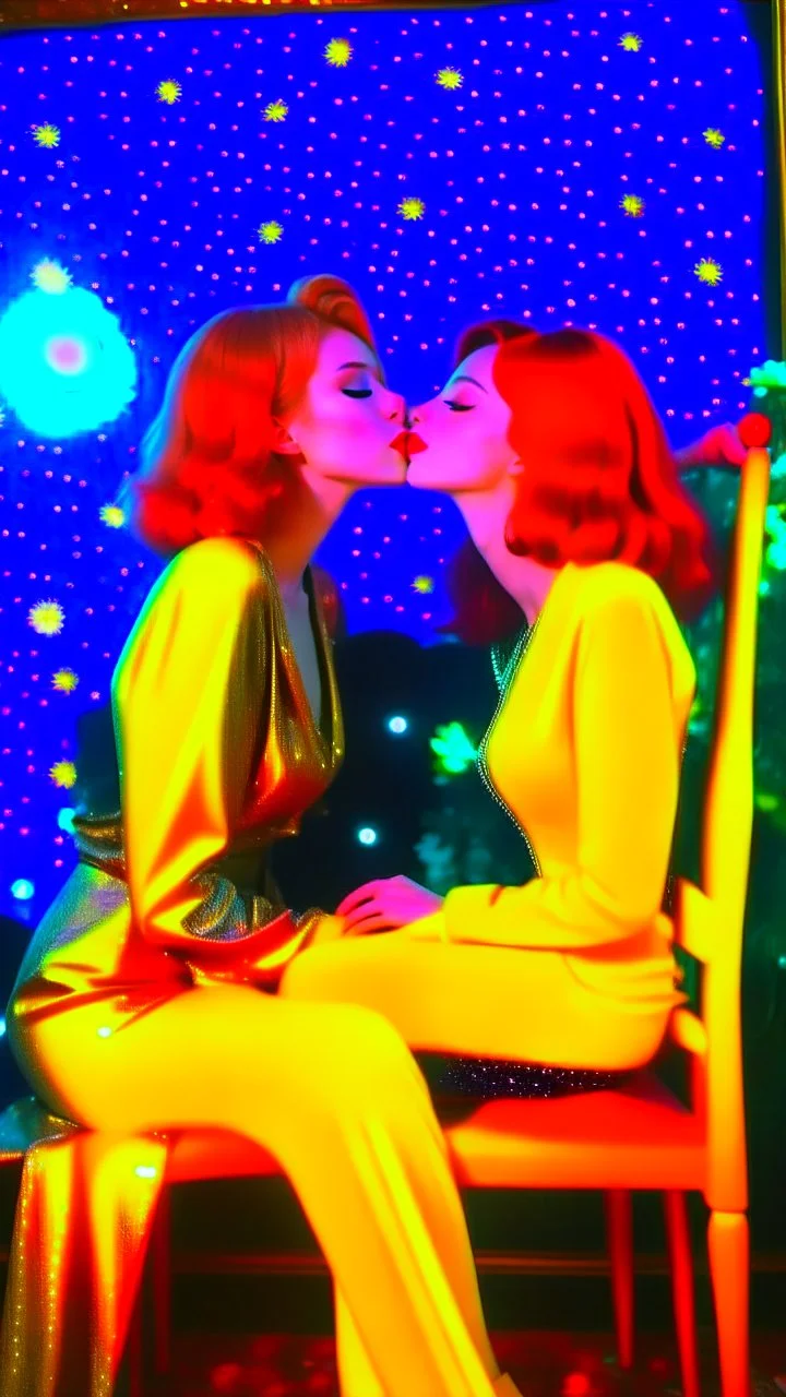 Masterpiece, fine art, award winning, "like Gustav Klimt : the Kiss in a chair" 2 w, RAW photo, eye candy in the style of (petra collins::Robin Eley:1.5), (Suhaila Ben Lachhab::Heidi Moussa:1.5) in breathtaking cinematic shot (full body shot, from below angle) that emphasizes the stunning cheek bones, texturized black hair,(big detailed eyes:1.5) (cottagecore aesthetic:5) with extreme sensuality, Irresistible with (porcelain skin:4.8), sitting on an old chair, retro vintage style