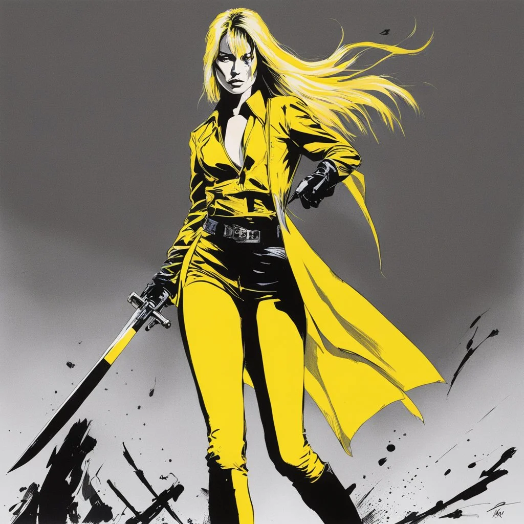 [Art by Kelley Jones] kill bill