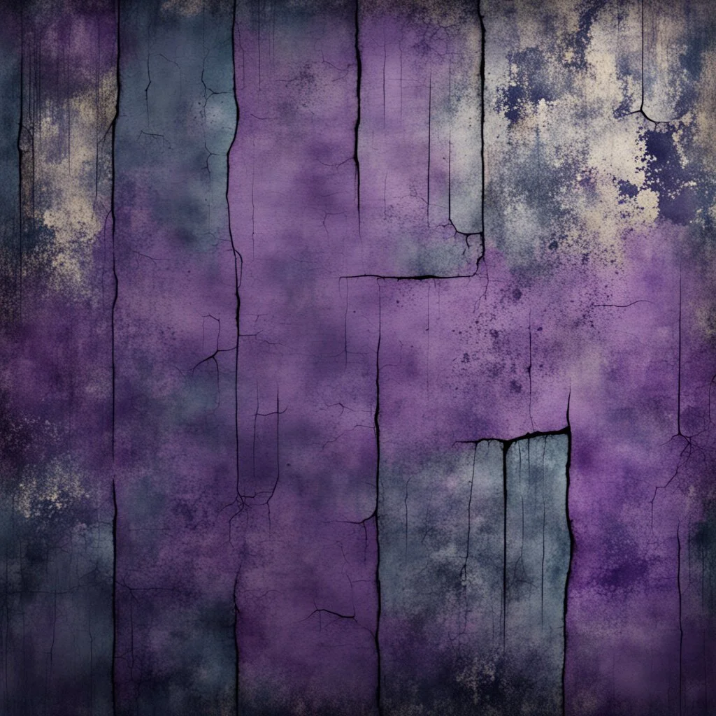 Hyper Realistic Grungy Purple Grungy Texture on Navy-Blue Rustic Wall