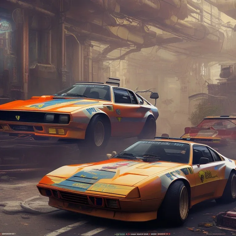 cyberpunk 2077 version of ferrari 288 gto